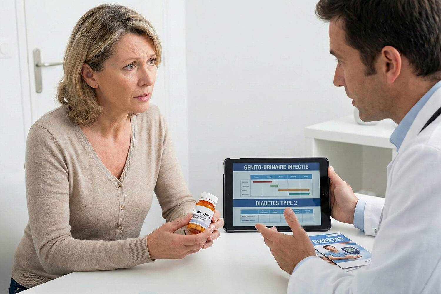 Gliflozinen en genito-urinaire infecties: moet de behandeling worden stopgezet?