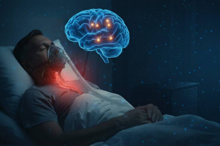 AOS/SAOS: twee keer zo groot risico op hersenbloeding! Matige tot ernstige SAOS verdubbelt het risico op microbloedingen in de hersenen. Richt u op AOS om een beroerte/dementie te voorkomen.