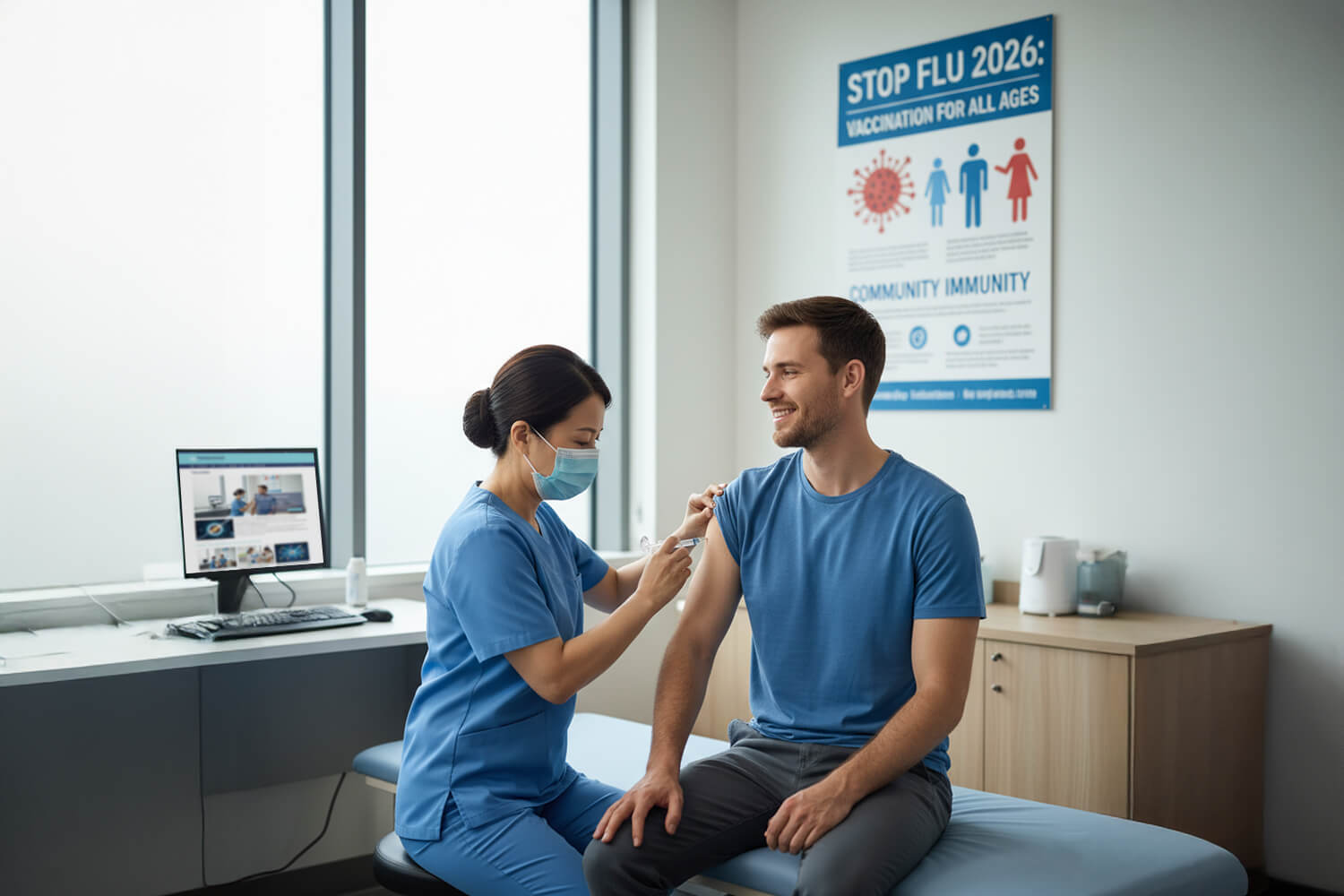 Impact de la vaccination contre la grippe sur les hospitalisations : modélisation américaine et bénéfices directs et indirects