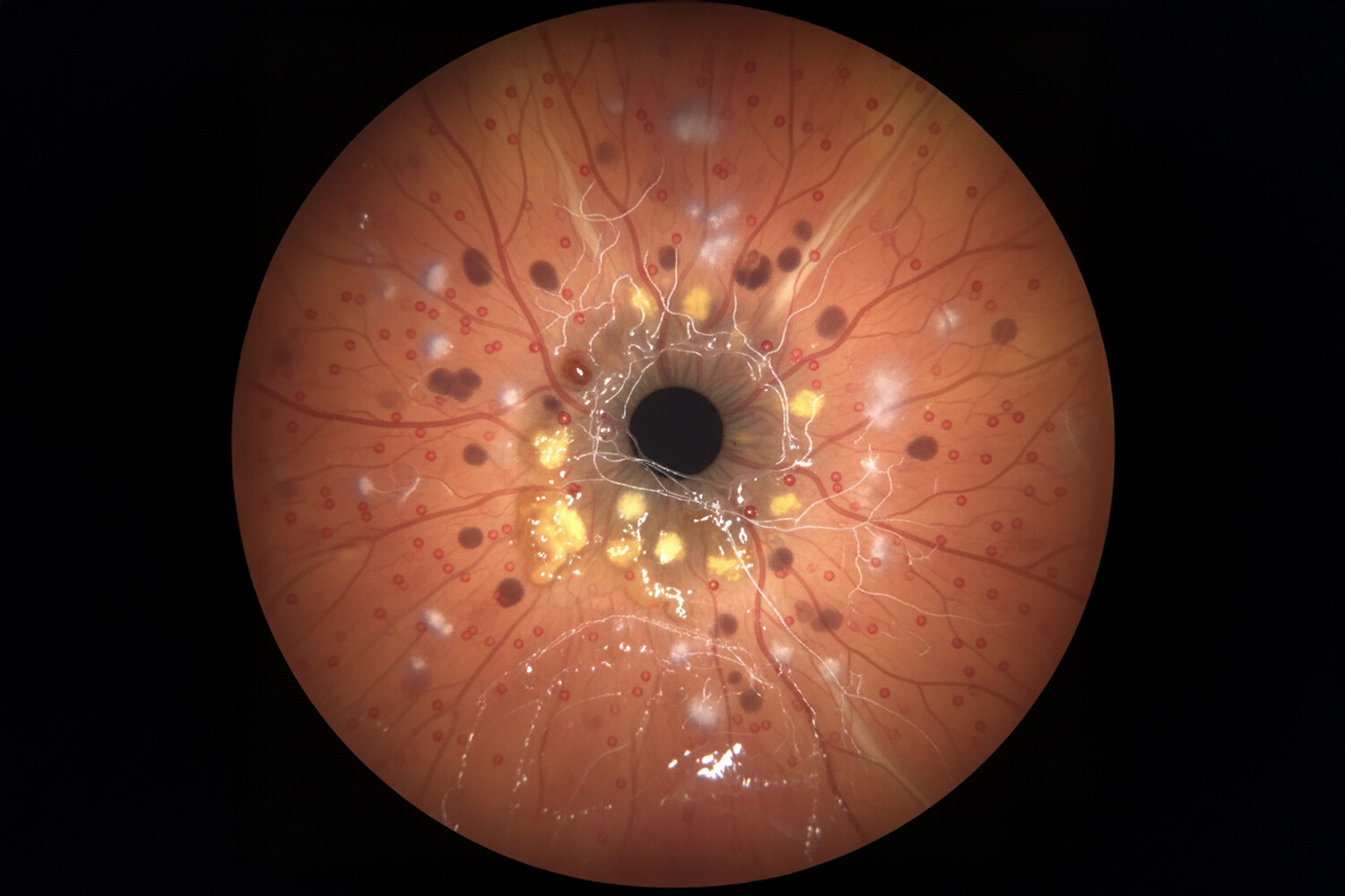 Étude cas-témoins sur l'association entre le diabète de type 2, le psoriasis et le risque accru de développer une rétinopathie diabétique.