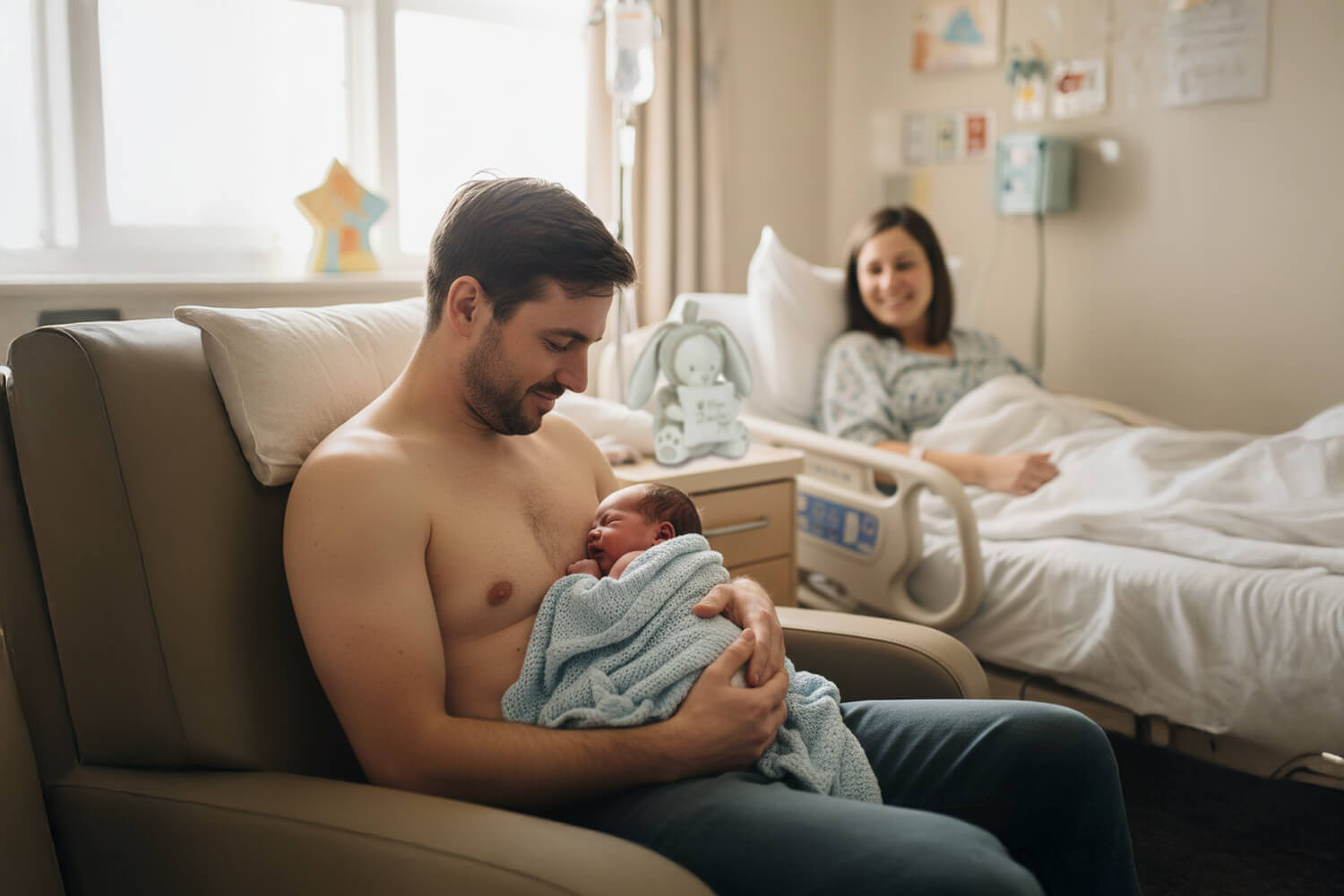 Bienfaits du contact peau à peau précoce sur le quotient intellectuel des enfants prématurés