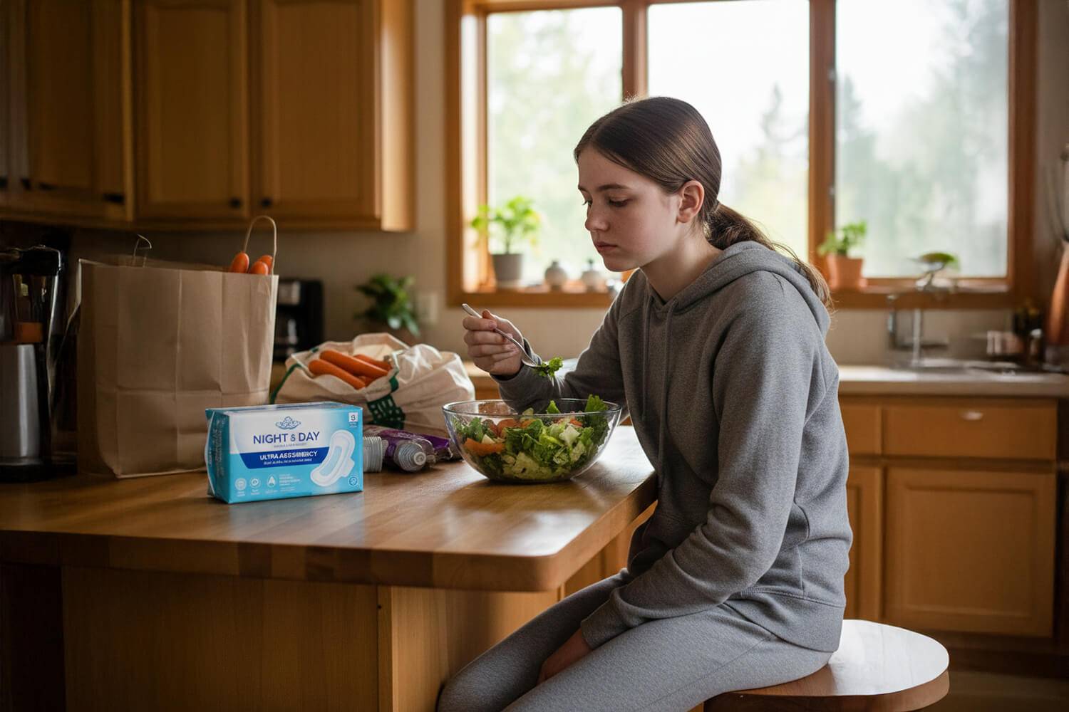 Étude suédoise sur la prévalence des saignements menstruels abondants, le régime alimentaire et le risque accru de carence en fer chez les adolescentes.