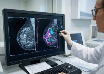 AI-analyse van arteriële verkalkingen op een mammogram maakt gelijktijdige evaluatie van kanker- en cardiovasculair risico mogelijk.