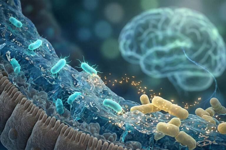 Het bacteriële duo Akkermansia muciniphila en Bacteroides thetaiotaomicron breekt darmslijm af, wat leidt tot constipatie en compacte ontlasting.