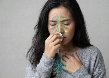 Chronische rhino-sinusitis bij astmapatiënten is geassocieerd met een toename van ziekenhuisopnames en het gebruik van systemische corticosteroïden.