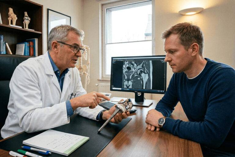 De uitzonderlijke levensduur van moderne heupprothesen maakt een overleving van het implantaat van meer dan 25 jaar mogelijk voor actieve patiënten.