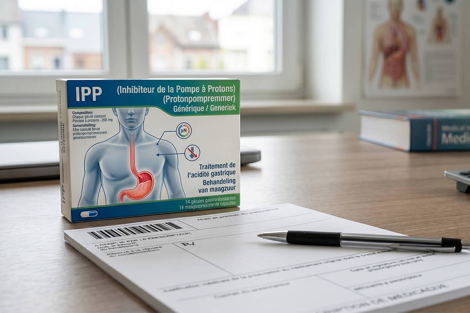 Gerandomiseerd onderzoek naar de vermindering van PPI-voorschriften in de huisartsenpraktijk door sensibilisering van artsen en patiënten.