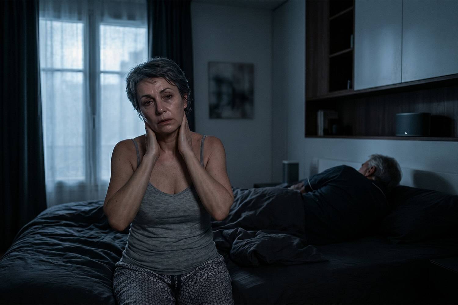 Somnologie en gynaecologische endocrinologie: meta-analyse van gerandomiseerde gecontroleerde onderzoeken door de ULB naar de effectiviteit van cognitieve therapie versus hormoonbehandeling voor menopauzale insomnie.