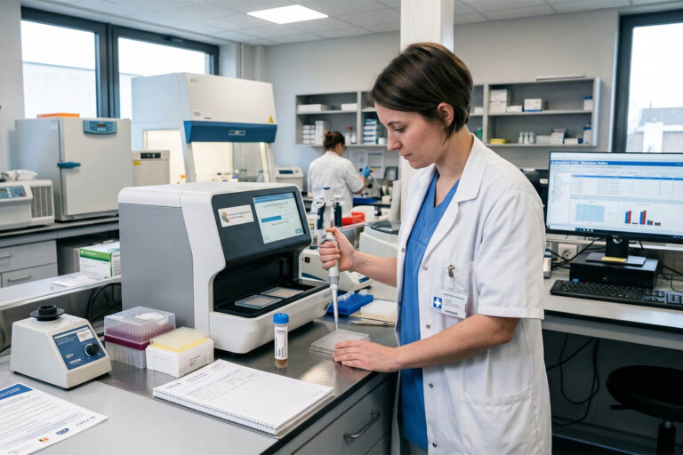Gastro-entérologie et suivi non invasif&nbsp;: dosage de la calprotectine fécale comme biomarqueur d'activité et alternative à l'endoscopie ou la biopsie chez les patients atteints de rectocolite hémorragique.