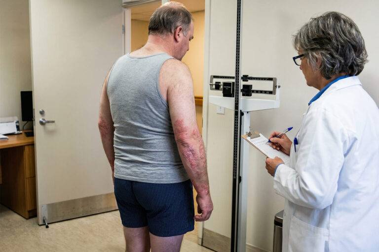 Dermatologie en voedingsleer: meta-analyse van gerandomiseerde gecontroleerde onderzoeken naar het effect van gewichtsreductie op de PASI-score en de levenskwaliteit van psoriasis-patiënten.
