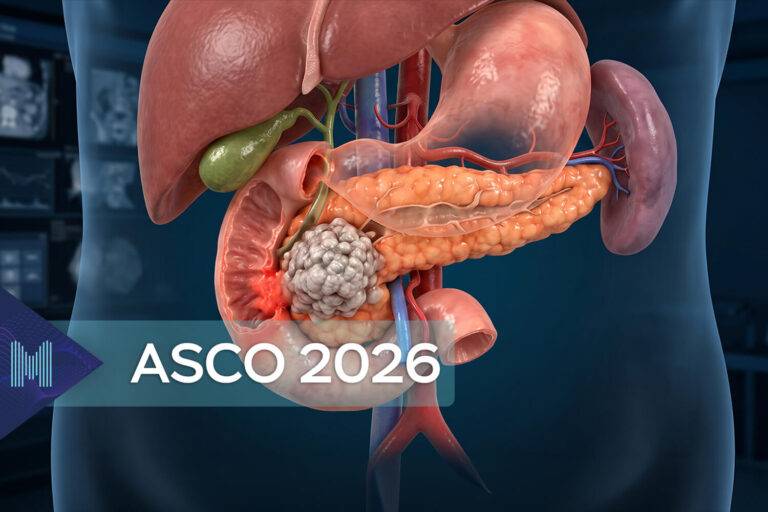 Translationele oncologie: illustratie van doelgerichte therapieën en cellulaire heterogeniteit bij alvleesklierkanker.
