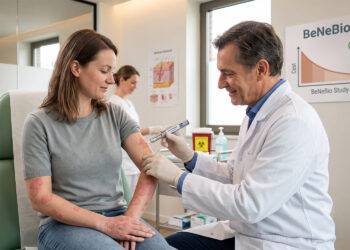 Dermatologie en biologicals: de BeNeBio-studie evalueert het verlengen van dosisintervallen bij anti-IL17 en anti-IL23 bij psoriasis.