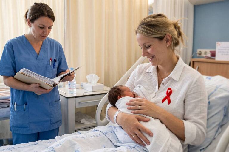 Infectieziekten en gynaecologie-obstetrie: analyse van de Belgische BREACH-richtlijnen 2026 over de aanpak van zwangerschap en borstvoeding bij vrouwen met hiv.