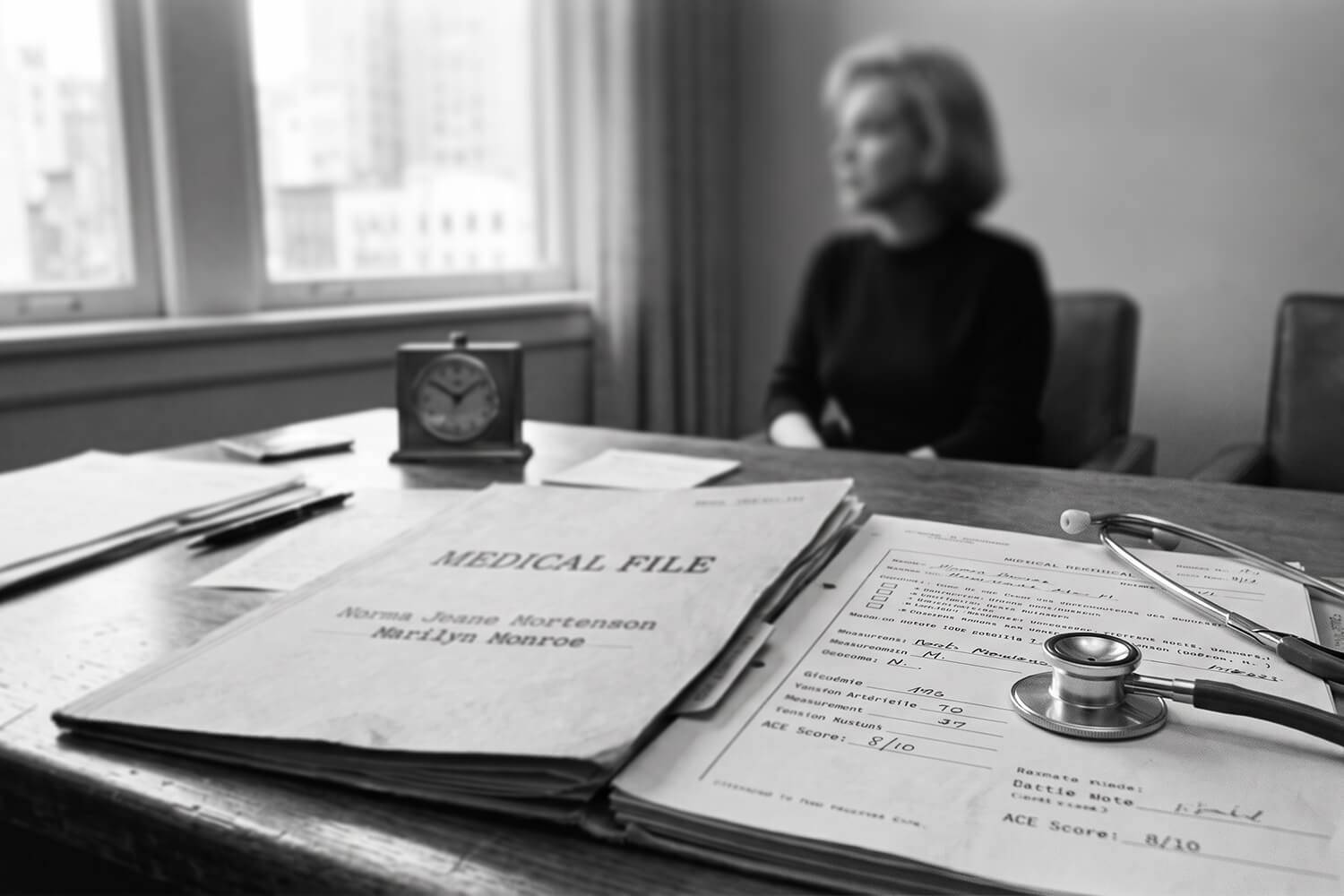 Medische ethiek en zorgrelatie: weergave van het verschil tussen het medisch dossier, risicofactoren en het unieke menselijke verhaal van de patiënt.