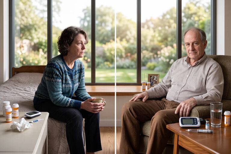 Endocrinologie en gendergeneeskunde: weergave van sekseverschillen bij het optreden van cardiovasculaire, renale en psychiatrische complicaties van type 2 diabetes.
