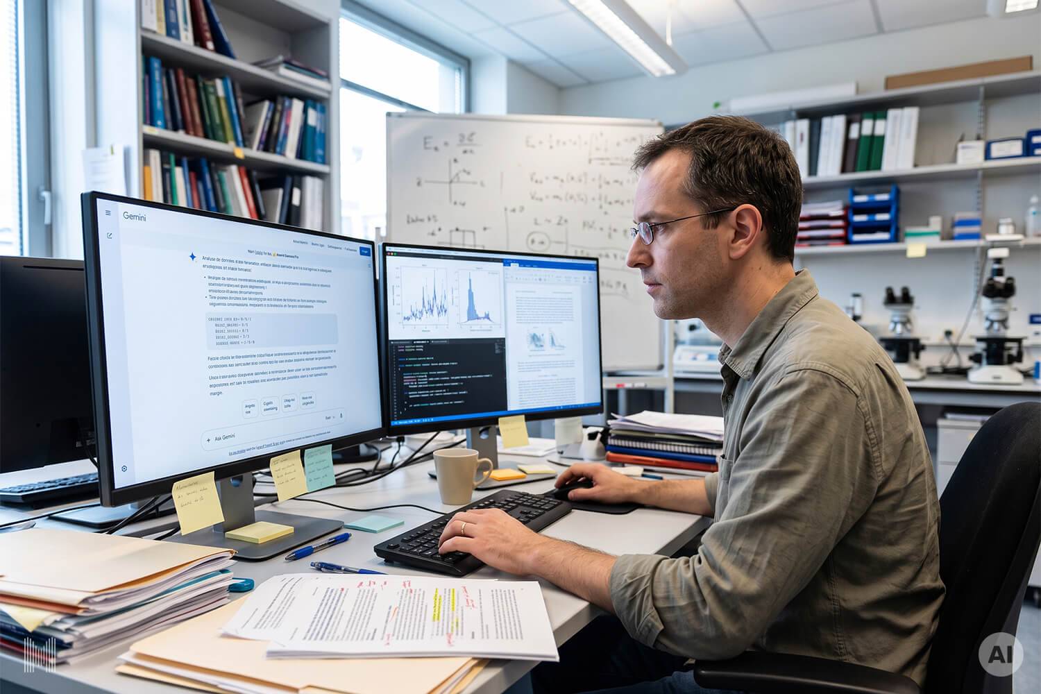 Intelligence artificielle et recherche scientifique&nbsp;: évaluation de la productivité, des gains de temps et du contrôle de fiabilité ("taxe de vérification") selon Google DeepMind et le MIT.