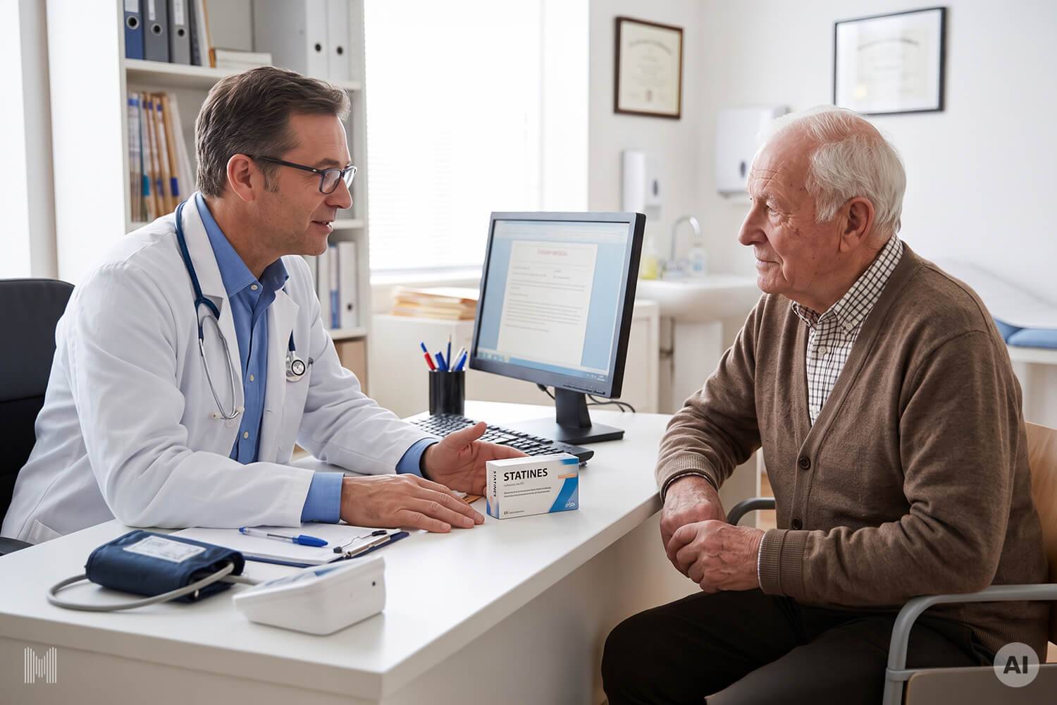 Cardiologie, gériatrie et déprescription&nbsp;: évaluation de l'arrêt des statines en prévention primaire chez les patients de plus de 75 ans (essai SAGA/SITE).